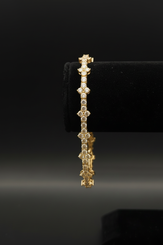 Yellow Gold Diamond Bracelet