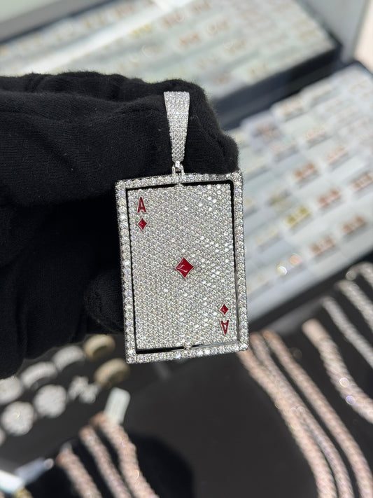 Cross / Ace Double Sided Pendant