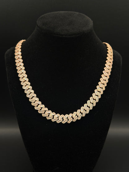 Cuban Chain With Baguettes 13mm
