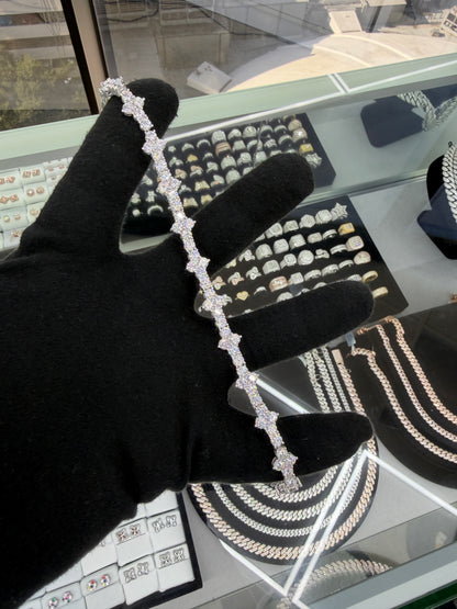 Cross Bracelet 4mm