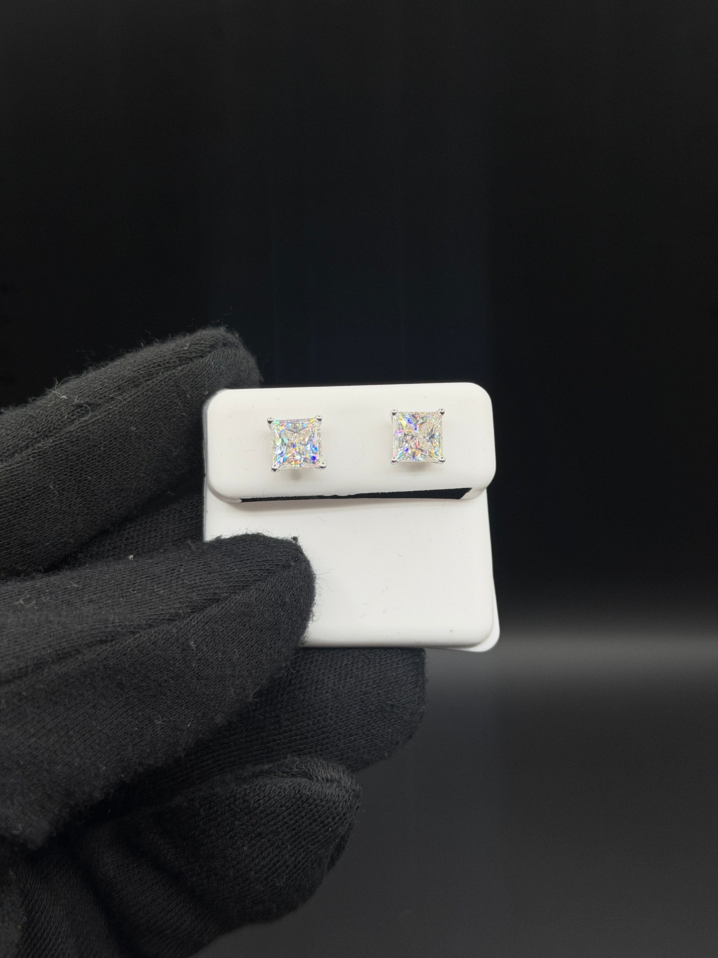 Square Earrings Studs
