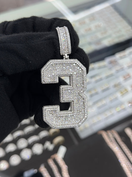 Number 3 Pendant