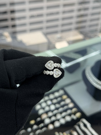 Women Double Heart Pattern Ring