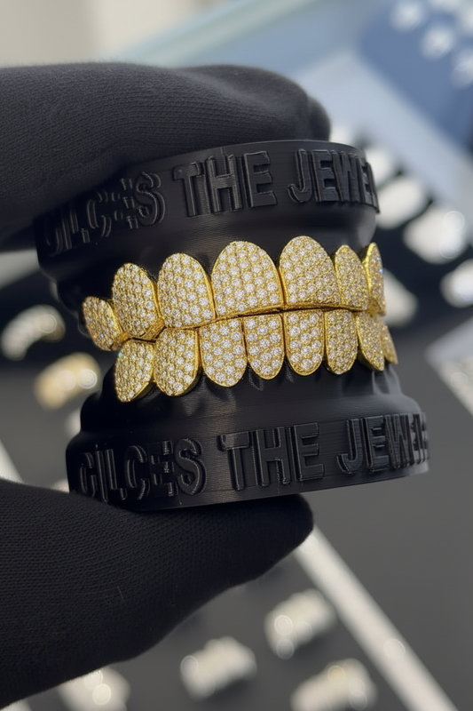 Honeycomb Moissanite Grillz