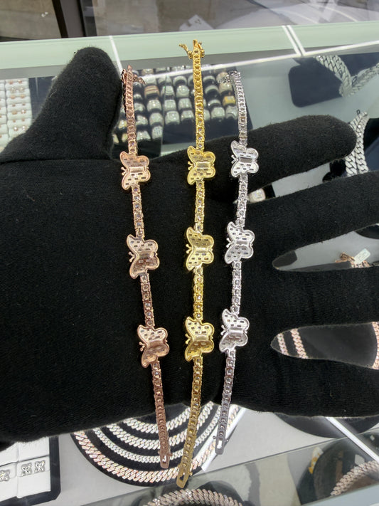 Butterfly Tennis Bracelet 3MM