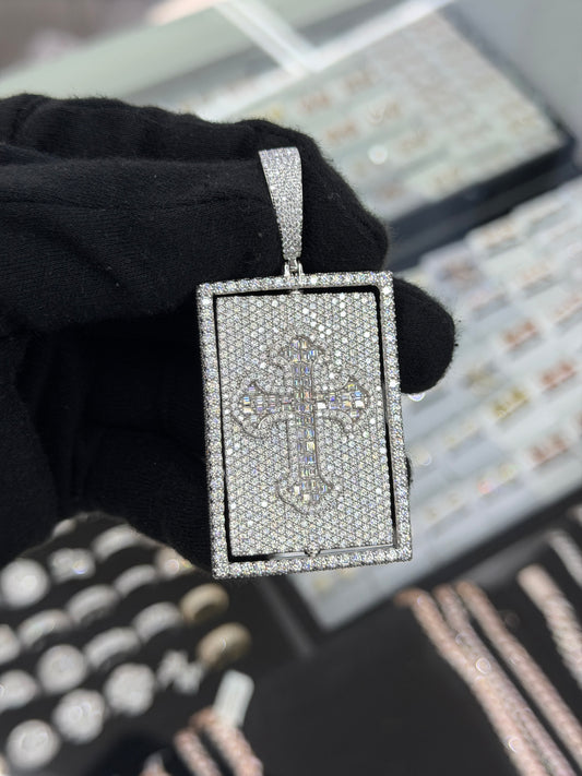 Cross / Ace Double Sided Pendant
