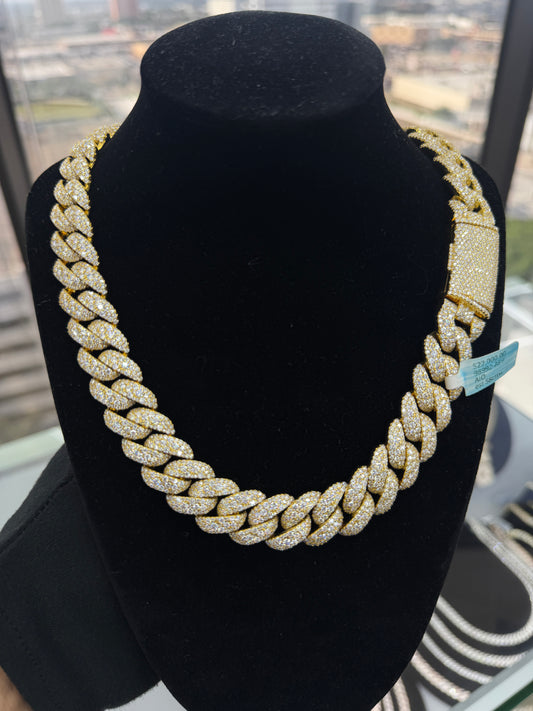 Cuban chain mosaic setting 16MM