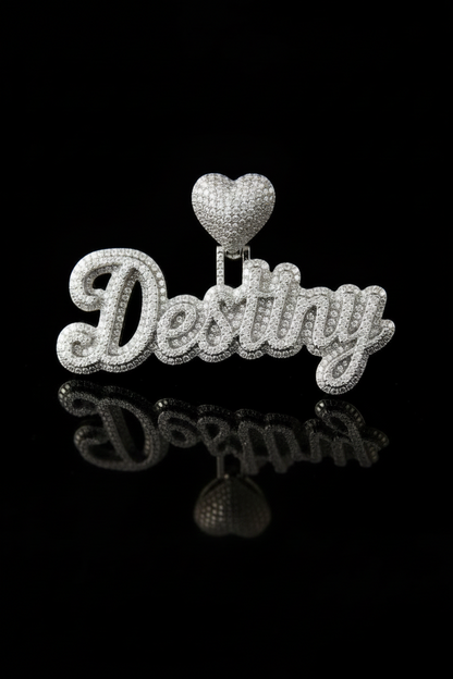 Name Pendant - Double Plated