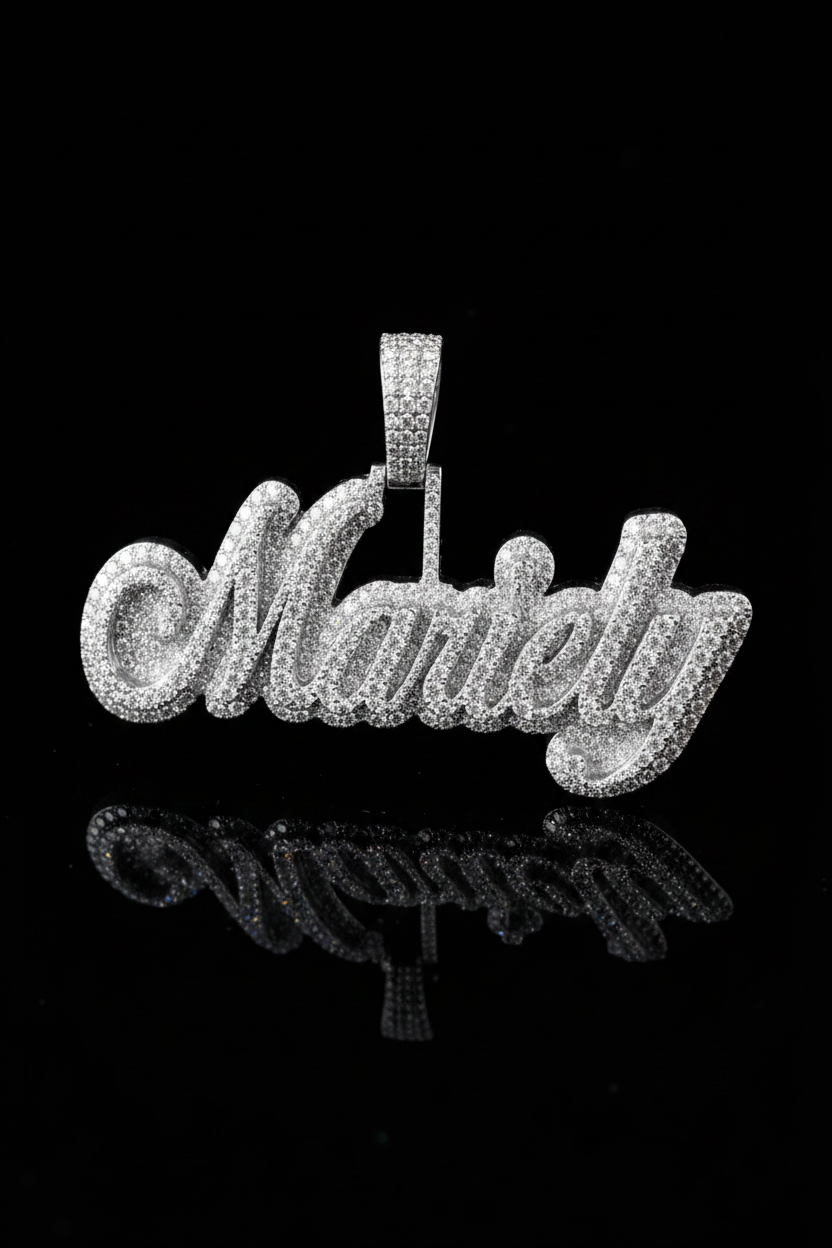 Name Pendant - Double Plated