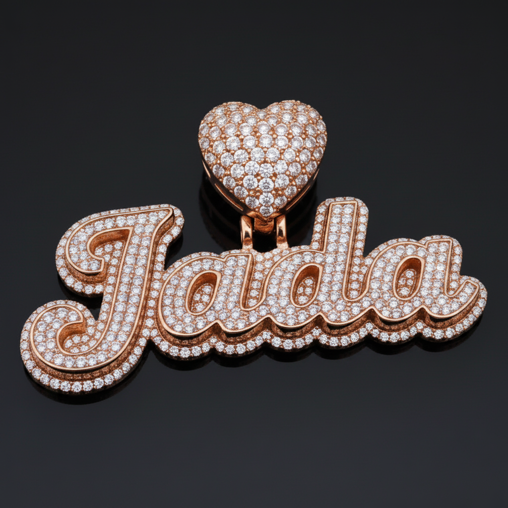 Name Pendant - Double Plated