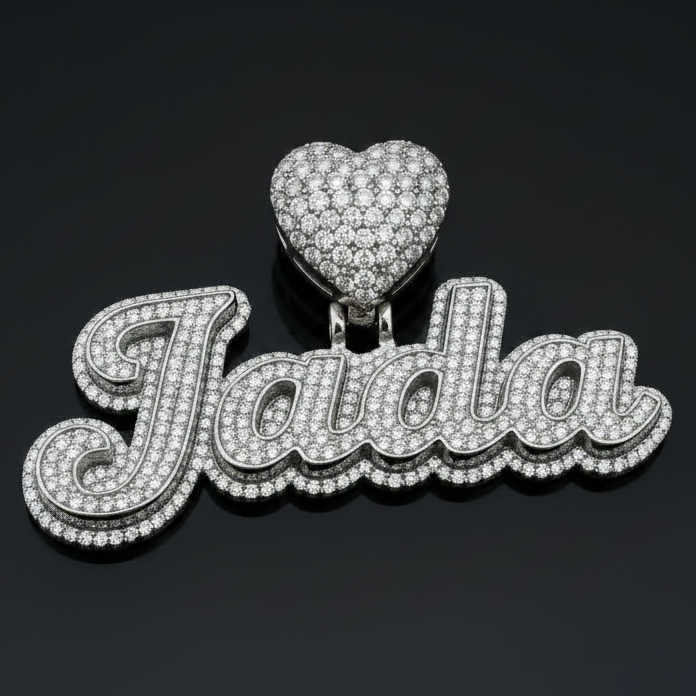 Name Pendant - Double Plated