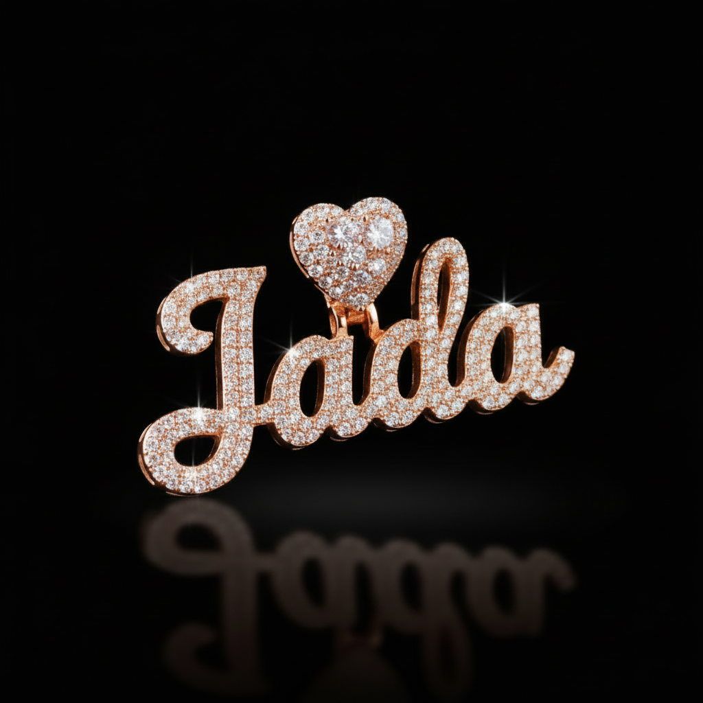 Custom Name Pendant - Single Plated