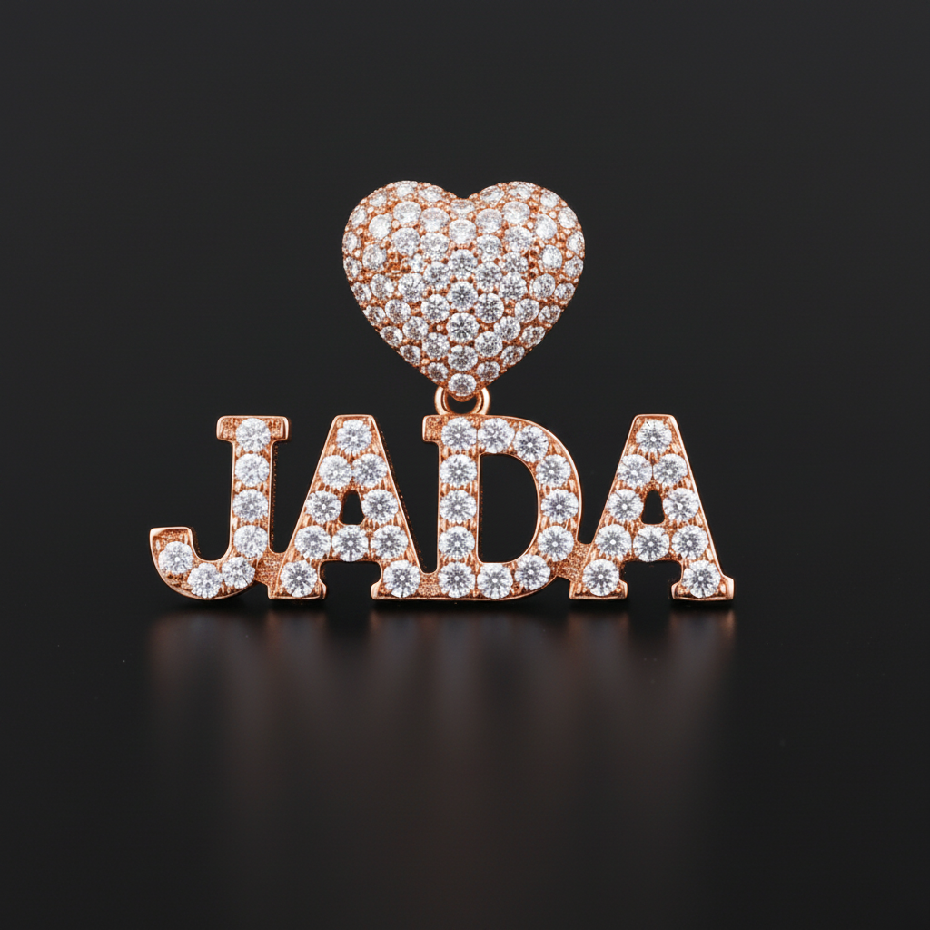 Custom Name Pendant - Single Plated