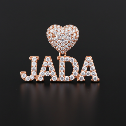 Custom Name Pendant - Single Plated