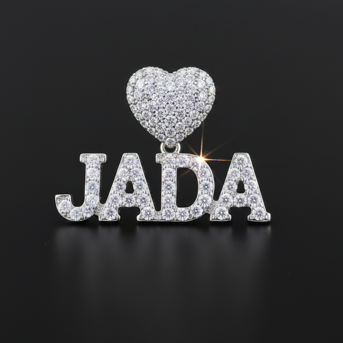 Custom Name Pendant - Single Plated