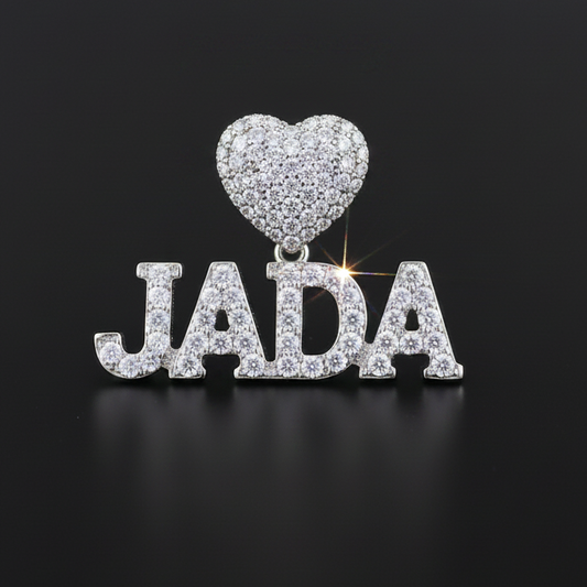 Custom Name Pendant - Single Plated