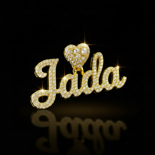 Custom Name Pendant - Single Plated