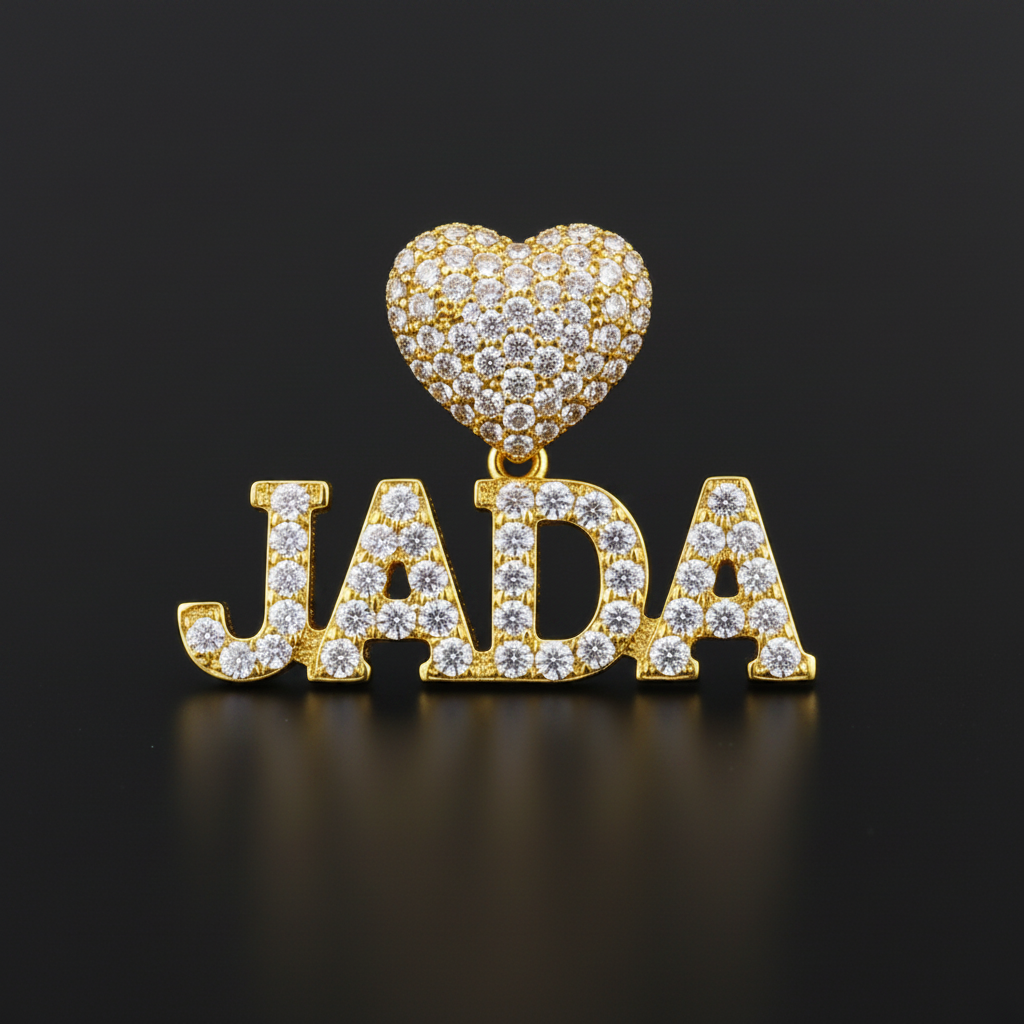 Custom Name Pendant - Single Plated