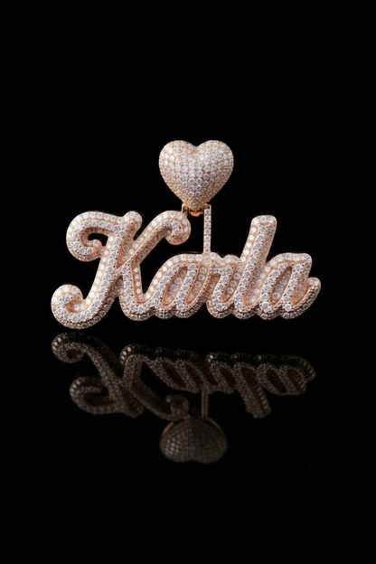 Name Pendant - Double Plated