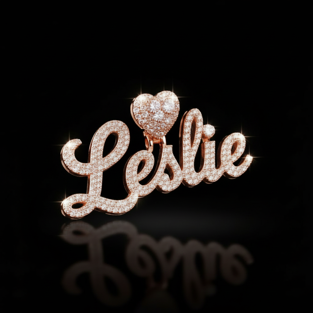 Custom Name Pendant - Single Plated