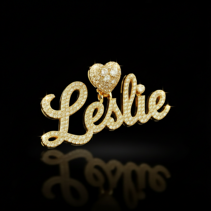 Custom Name Pendant - Single Plated