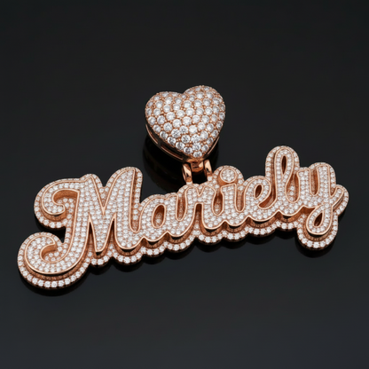 Name Pendant - Double Plated