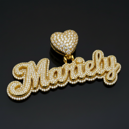 Name Pendant - Double Plated