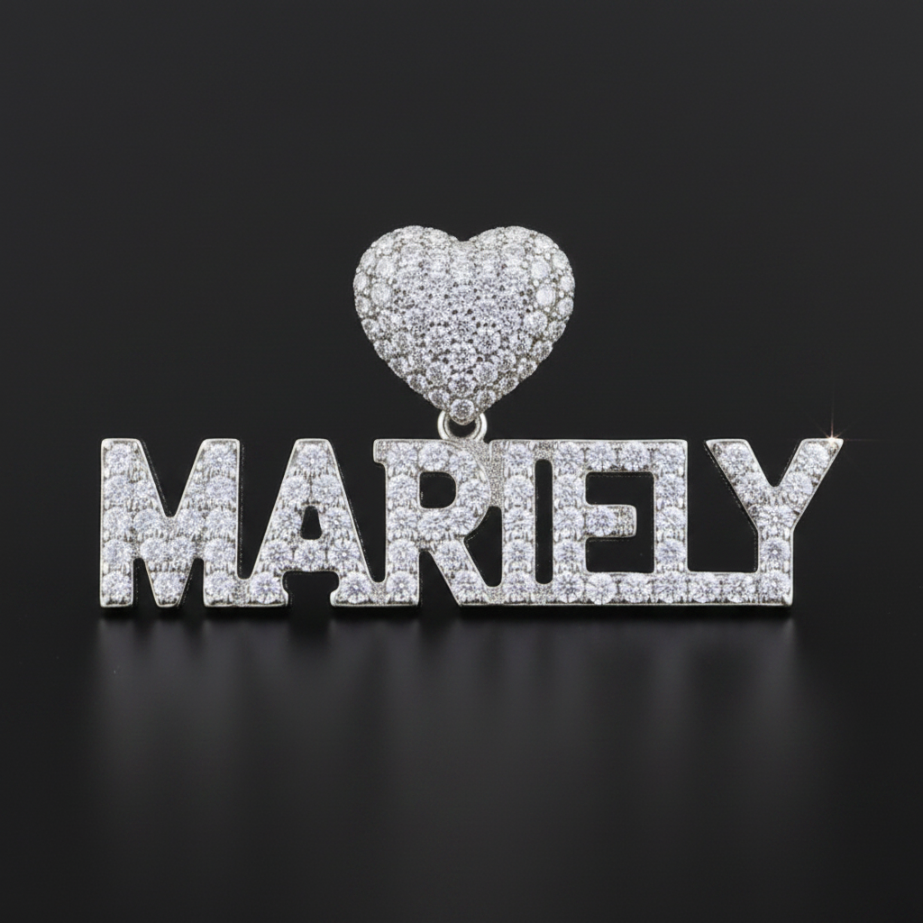 Custom Name Pendant - Single Plated