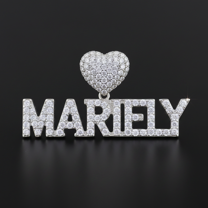 Custom Name Pendant - Single Plated