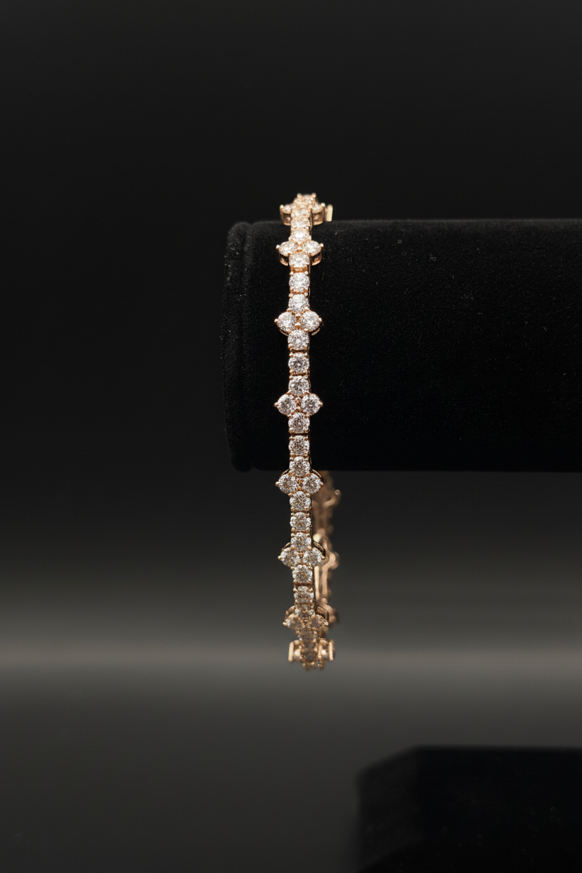 Rose Gold Diamond Bracelet