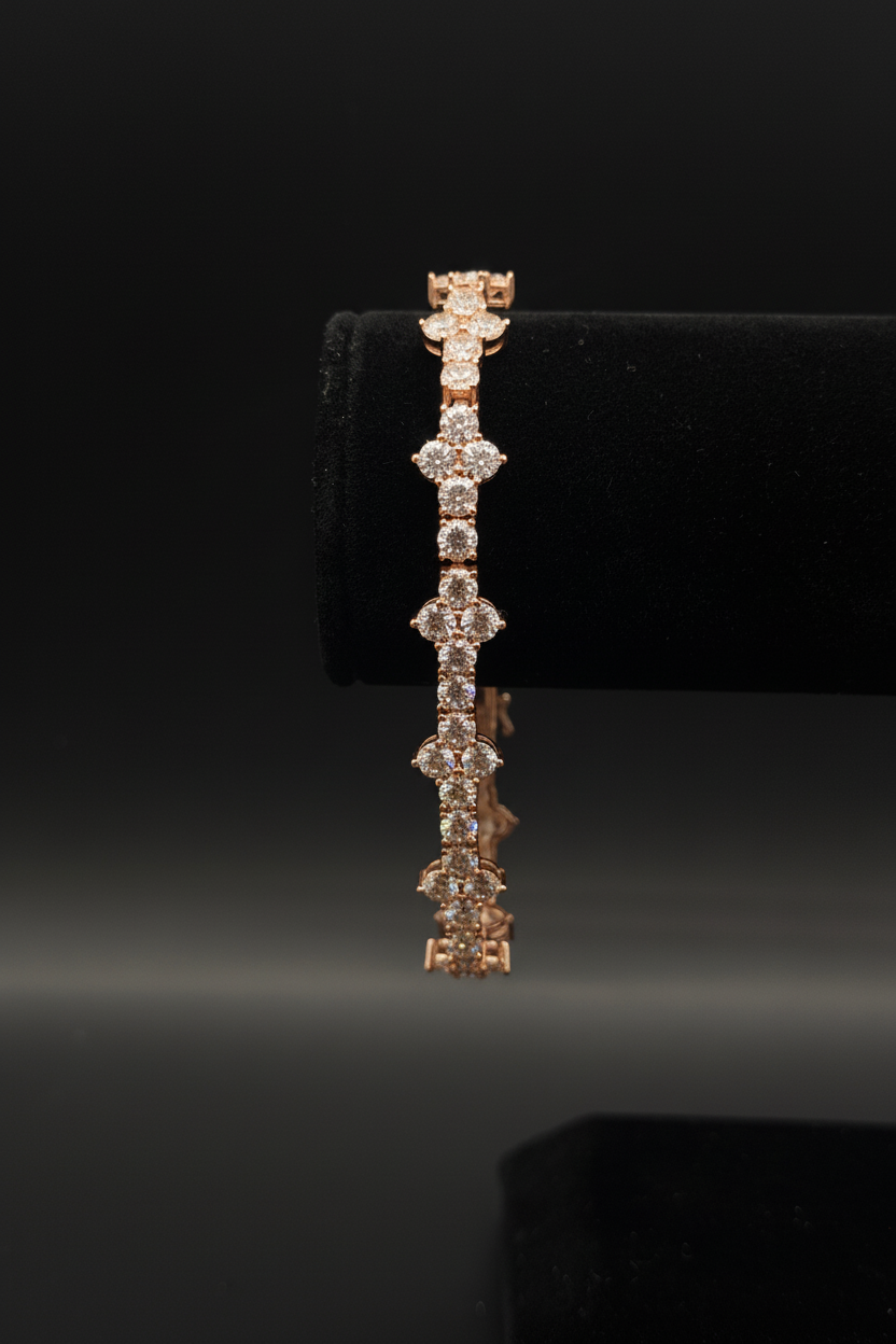 Rose Gold Diamond Bracelet
