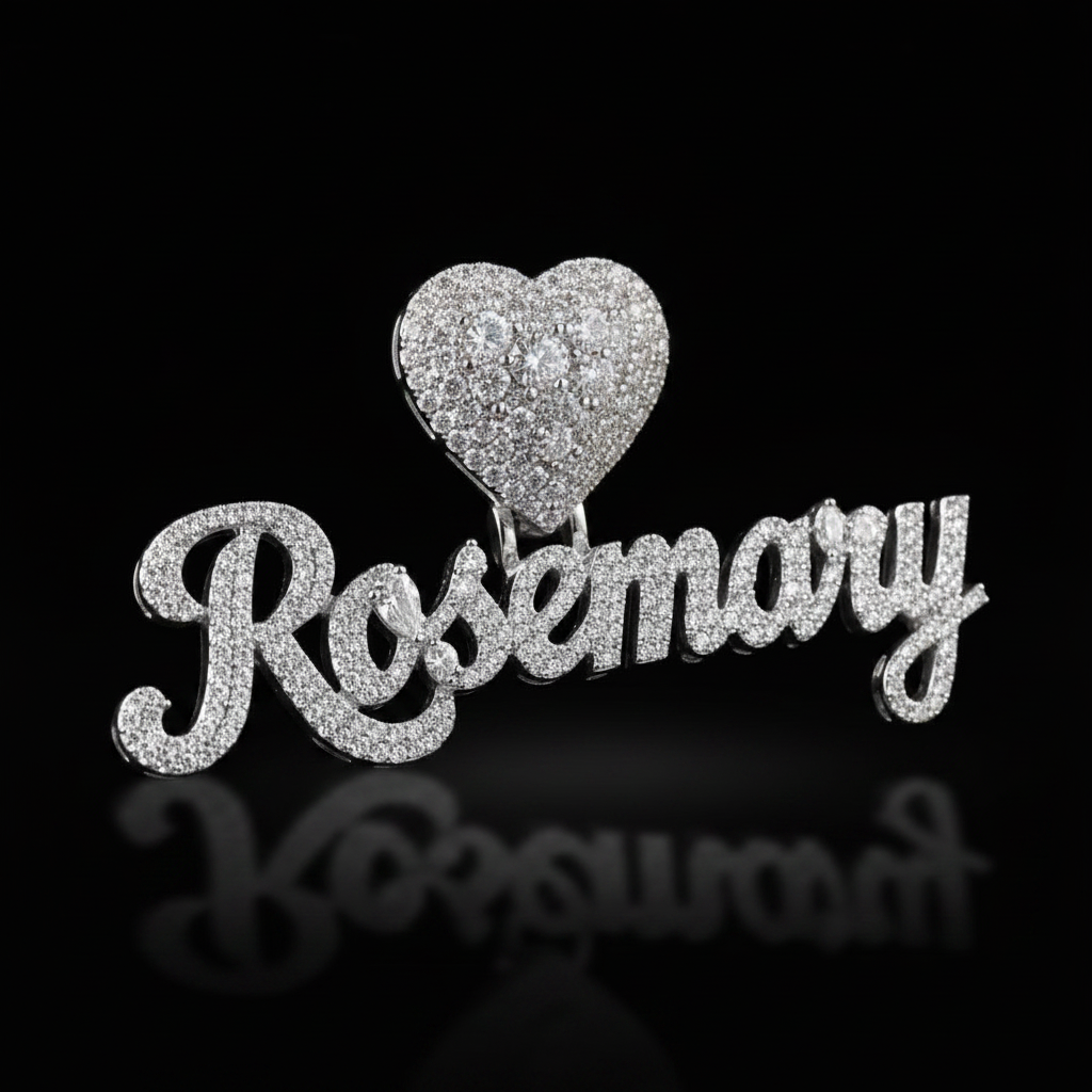 Custom Name Pendant - Single Plated