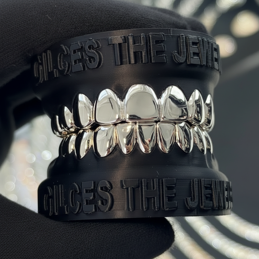 White Gold Solid Grillz