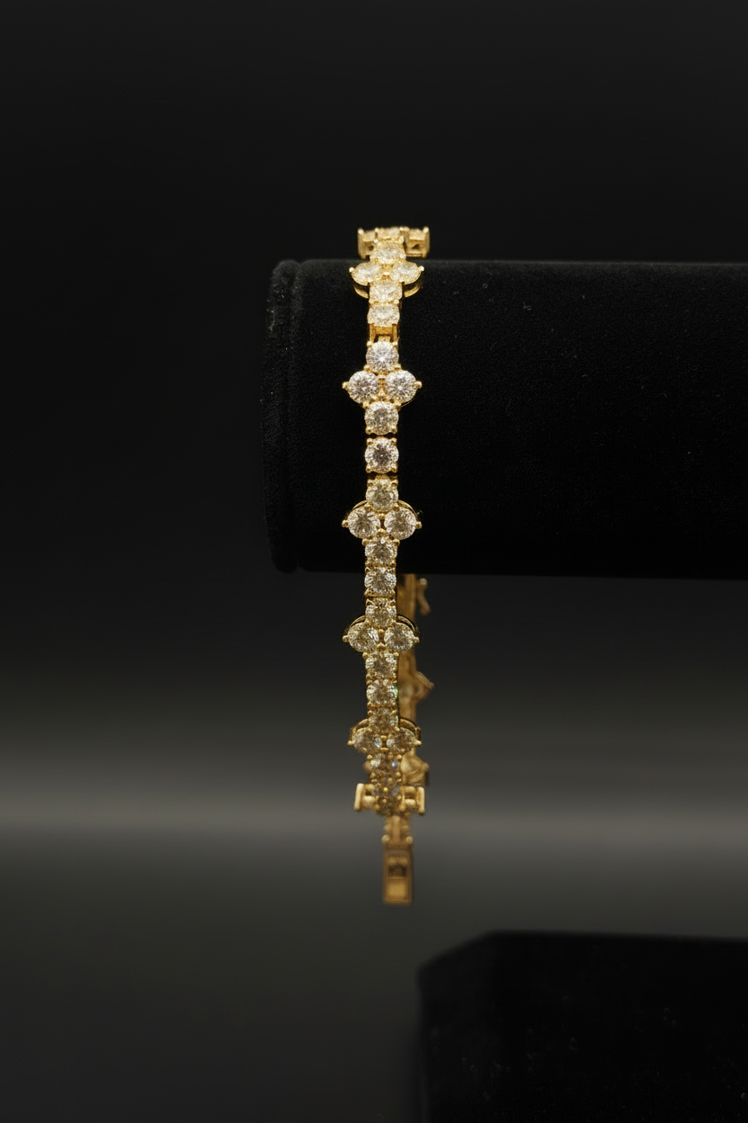 Yellow Gold Diamond Bracelet
