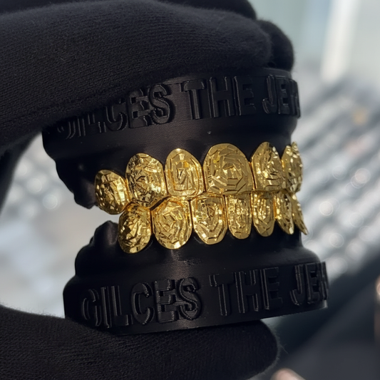Yellow Gold Rose Cut Grillz